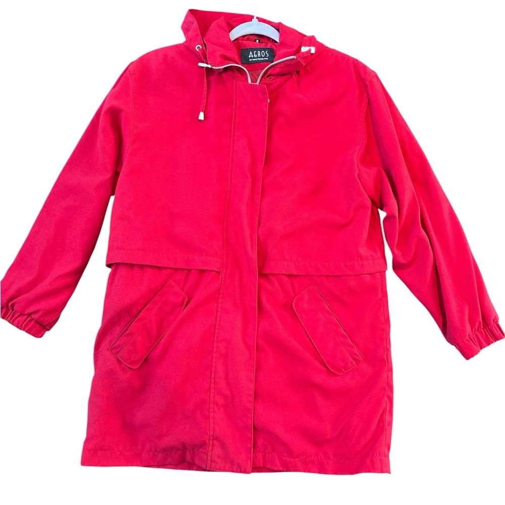 Aeros by Kristen Blake Vintage Red Hooded Jacket